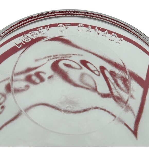 Libby St Clair Coca-Cola Glass Decanter and 4 Glasses 1987 Vintage New - Picture 8 of 16